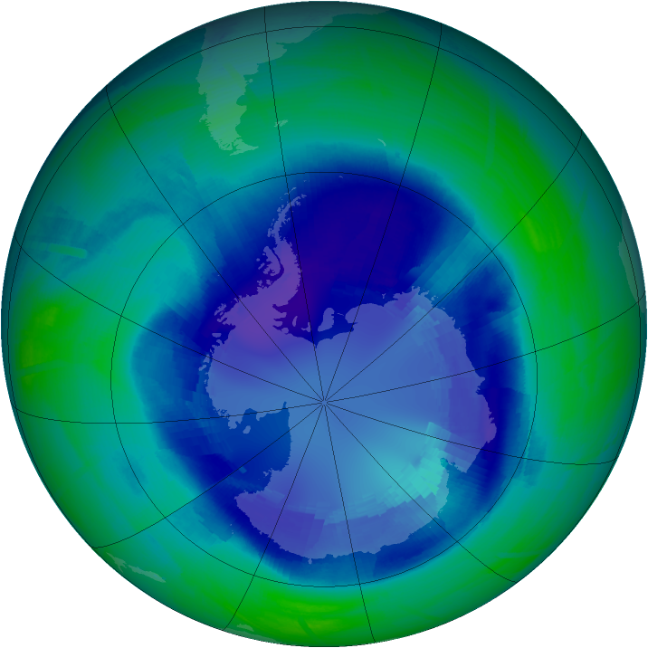 Ozone Map 2008-09-01